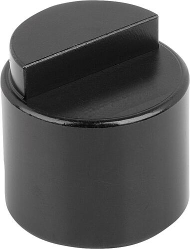 PLANAUFSATZ 180GRAD, D1=25, ALUMINIUM, HARTBESCHICHTET