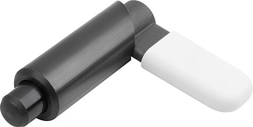 SPERRRIEGEL GLATTE AUSFÜHRUNG, D=4, D1=10, FORM:F MIT HÜLSE, GLATT UND KAPPE, STAHL BRÜNIERT,