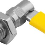 SPERRRIEGEL MIT ANSCHLAG, LINKS, D=8, M12, FORM:D M. GEW.HÜLSE/MUTTER/KAPPE, EDELSTAHL BLANK,