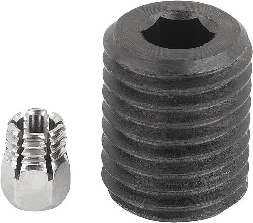 POSITIONIERBUCHSE FÜR ZUSTANDSSENSOR, D=8, M16X1,5, FORM:A GEWINDE DURCHGEHEND, STAHL GEHÄRTET UND