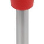 KUGELSPERRBOLZEN MIT PILZGRIFF, D1=8, L=45, L1=7,8, L5=52,8, EDELSTAHL, KOMP:THERMOPLAST ROT RAL3020