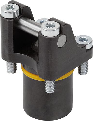 DREHHEBELSPANNER HYDRAULISCH, FORM:B EINFACH WIRKEND, DK=40, GEBOHRTE KANÄLE STAHL