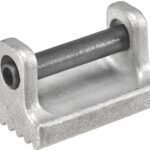 DRUCKSTÜCK FÜR KRAFTSPANNER, FORM:B GERIFFELT 18X25X19,5, EDELSTAHL