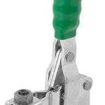 SCHNELLSPANNER VERTIKAL, FUß WAAGRECHT, STAHL VERZINKT, MIT ANDRUCKSPINDEL M=M06X50
