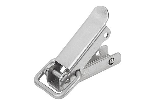 SPANNVERSCHLUSS MIT SPANNBÜGEL, ANSCHRAUBBOHRUNG VERDECKT, FORM:A, EDELSTAHL 1.4301 BLANK