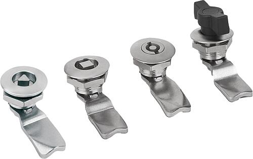 DREHRIEGEL KLEINE AUSFÜHRUNG, MIT DREIKANT 7MM, D=32, H=18, EDELSTAHL A4 1.4404, KOMP:EDELSTAHL
