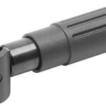 ZYLINDERGRIFF UMLEGBAR, GR.2, INNENGEWINDE 10-32, L1=49, THERMOPLAST, KOMP:STAHL