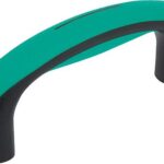 BÜGELGRIFF MIT SOFT-INNENFLÄCHE, A=117, L=134,7, D=10-32, POLYPROPYLEN SCHWARZ, KOMP:THERMOPLAST