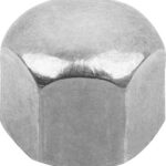 HUTMUTTER DIN917 NIEDRIGE FORM, M04, SW=7, STAHL 6 BLANK