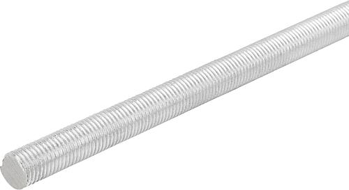 GEWINDESTANGE DIN976-1 LINKSGEWINDE M24X1000, STAHL 8.8 VERZINKT