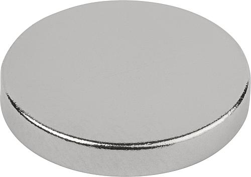 ROHMAGNET SCHEIBENMAGNET, NDFEB VERNICKELT, D=18 ±0,1