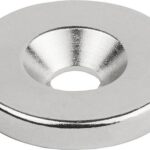 ROHMAGNET RINGMAGNET, FORM:A, NDFEB VERNICKELT, D1=4,5 ±0,1, D=15 ±0,1