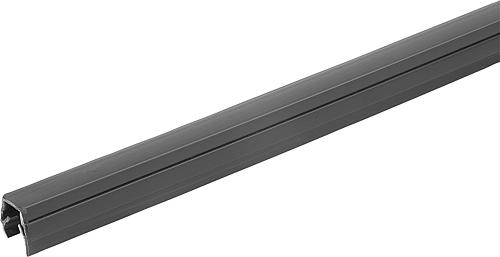 ABDECK- U. EINFASSPROFIL L=2000 KUNSTSTOFF, SCHWARZ, TYP I, BN=6