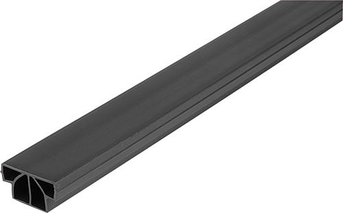 GLEITLEISTE F.ROLLENSCHIENEN, KUNSTSTOFF SCHWARZ, L=2000