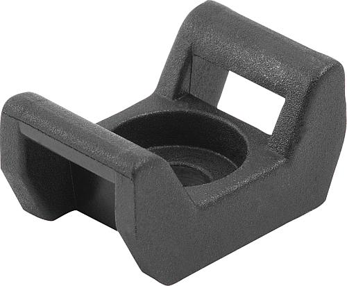 KABELBINDERBLOCK POLYAMID, SCHWARZ, TYP I UND TYP B