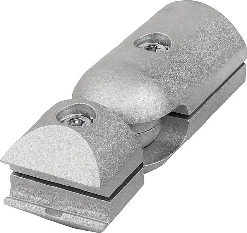 KUGELVERBINDER Ø30 MIT VERDREHSICHERUNG, TYP I, P=Ø30 ALUMINIUM