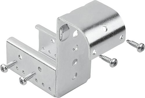 EINHÄNGEHALTER, FORM:B MIT ANSCHLAG, H=80, STAHL VERZINKT
