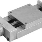 SCHWALBENSCHW-SCHLITTENF. MIT MIKROMETERSPINDEL, B=75, L=130 GRAUGUSS