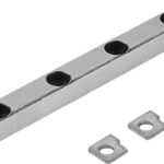 FÜHRUNGSSCHIENE FÜR KREUZROLLEN, D=2, L=60, B1=5,5, H=6, WERKZEUGSTAHL, KOMP:BAUSTAHL