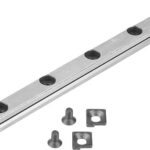 FÜHRUNGSSCHIENE FÜR KREUZROLLEN, D=3, L=125, B1=8,3, H=8, WERKZEUGSTAHL, KOMP:BAUSTAHL