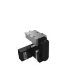 POSITIONIERTISCH KURZE AUSFÜHRUNG GR.8, FORM:C SCHRITTMOTOR M. STEUERUNG, STEUERUNG LINKS, ANTRIEB