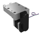 POSITIONIERTISCH KURZE AUSFÜHRUNG GR.12, FORM:B MIT SCHRITTMOTOR, KABEL RECHTS, ANTRIEB UNTEN