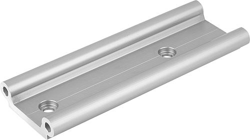 FÜHRUNGSSCHIENE DRYLIN® W, DOPPELT GR.10, L=4000, L1=120, L2=30, ALUMINIUM