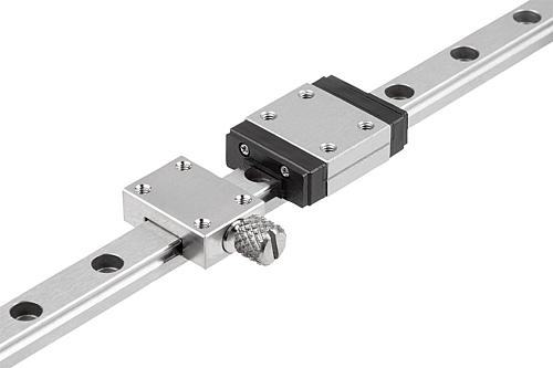 KLEMMELEMENT F.MINIATUR-PROFILFÜHRUNGS. GR.9 B=9 F1=100, EDELSTAHL – Bild 3