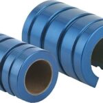 GLEITLAGER GESCHLOSSEN, D=5, D1=12 L=22, ALUMINIUM BLAU ELOXIERT