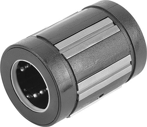 LINEARKUGELLAGER MIT WINKELFEHLERAUSGLEICH, GESCHLOSSEN, D=12, D1=22, L=32, KUNSTSTOFF,