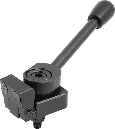 NIEDERZUGSPANNER LINKS A=58,5 40X39, FORM:B STAHL