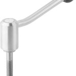 SPANNHEBEL GR.3 M12X70, A=128,5, FORM:20° EDELSTAHL 1.4305, KOMP:KUNSTSTOFF
