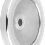 SCHEIBENHANDRAD D1=80 PASSBOHRUNG D2=0,312 ALUMINIUM, OHNE GRIFF