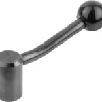 SPANNHEBEL GR.1 M10, A=84,5, FORM:20°, STAHL, KOMP:KUNSTSTOFF