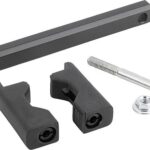 BÜGELGRIFF A=55, L=75, D=M05, H=40, FORM:B, ALUMINIUM SCHWARZ MATT UND ELOXIERT, KOMP:POLYAMID