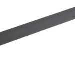 ROHRGRIFF A=600, L=630, D=M08X30, H=55,5, FORM:B, ALUMINIUM SCHWARZ KUNSTSTOFFÜBERZUG GERIFFELT,