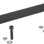 ROHRGRIFF A=300, L=344, D=M10x45, H=80, FORM:B, ALUMINIUM KUNSTSTOFFÜBERZUG GERIFFELT,