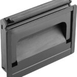 SCHALENGRIFF KLAPPBAR, STECKBAR, FORM:A, L1=115, L=100, H=90 ALUMINIUM SCHWARZ ELOXIERT,