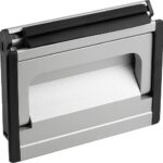 SCHALENGRIFF KLAPPBAR, STECKBAR, FORM:A, L1=133, L=118, H=90 ALUMINIUM NATUR ELOXIERT, KOMP:POLYAMID