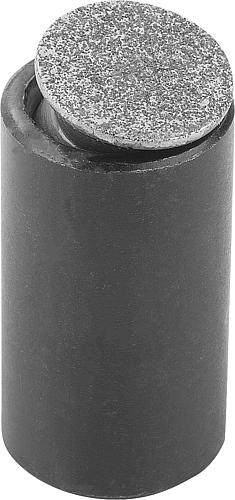 PENDELAUFLAGE MIT O-RING M04, D1=10, DK=7, FORM:O, VERGÜTUNGSSTAHL VERGÜTET UND BRÜNIERT,