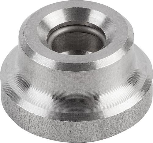DRUCKSTÜCK D1=16, FORM:S, EDELSTAHL, KOMP:EDELSTAHL