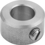 STELLRING DIN705, FORM:A GEWINDESTIFT MIT SCHLITZ 3X7, B=5, STAHL BLANK, KOMP:STAHL