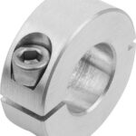 KLEMMRING, FORM:B AUßEN GESCHLITZT, D1=18, D2=36, B=13, ALUMINIUM BLANK