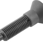 ARRETIERBOLZEN OHNE RASTNUT GR.3 M16X1,5, FORM:G, STAHL GEHÄRTET, KOMP:THERMOPLAST SCHWARZGRAU