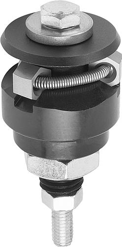 ZENTRIERSPANNER FORM:B SECHSKANT, D=22,5, D1=M10, D4=M05, STAHL 1.2842 GEHÄRTET UND BRÜNIERT,