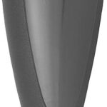 GRIFF DREHBAR GR.2 D=M08X10, D1=41, DUROPLAST SCHWARZ HOCHGLANZPOLIERT, KOMP:EDELSTAHL BLANK, OVAL