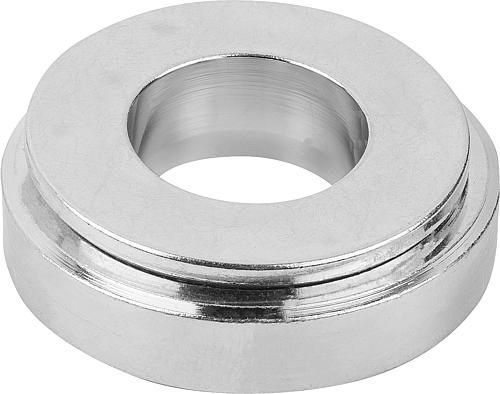 KUGEL-AUSGLEICHSSCHEIBE, D1=36, D2=70, STAHL 1.7225 BLAU-PASSIVIERT