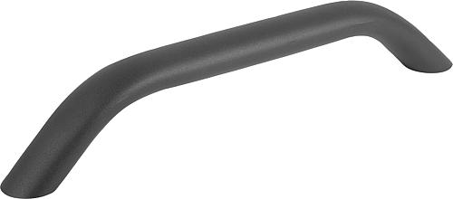 ROHRGRIFF RUND, A=500, L=546,4, D=M08, ALUMINIUM SCHWARZ PULVERBESCHICHTET
