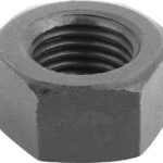 SECHSKANTMUTTER DIN934 M12, SW=19, STAHL 10 BLANK (SCHWARZ)