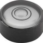 DOSENLIBELLENKÖRPER D1=14 H=6,5 ALUMINIUM, SCHWARZ, KOMP:GLAS, E20' EMPFINDLICHKEIT 20'